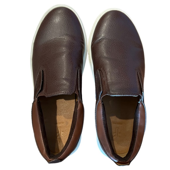 FRYE Mark Gore Leather Slip On Shoes - Picture 3 of 9